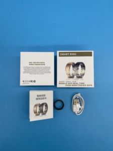 R06 akıllı sağlık akıllı yüzük paslanmaz çelik uyku kalp hızı kan basıncı jest fotoğraf IP68 akıllı çift yüzük - Product Image 5