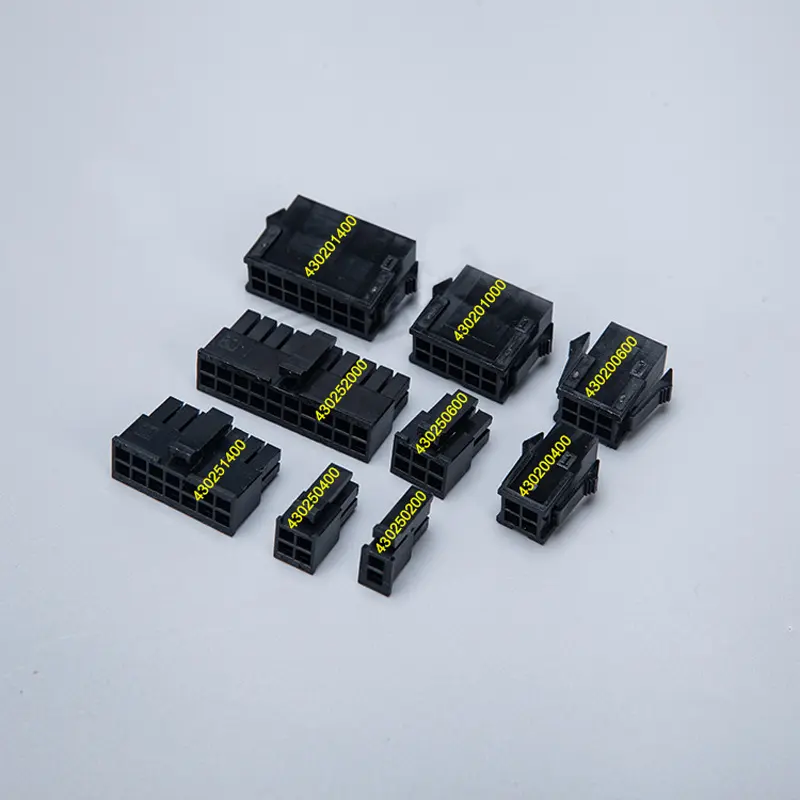 2 4 6 8 10 12 14 16 18 20 22 24 Pin Dual Rij Molex 43025 Mini Fit 3.0 connector 430250200 4pin Male Naar Male Kabel