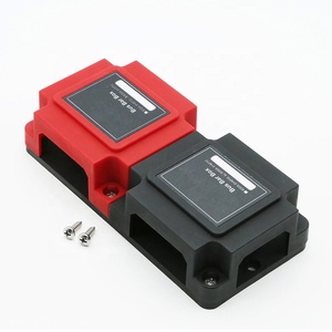 Red Black 8xM10 Studs Bus Bar <strong>400A</strong> 12V 48V DC Power Distribution Block Positive and Negative <strong>Busbar</strong> - Product Image 1