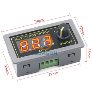 DC 5-30V 12v 24v 5A DC Controller motore PWM velocità regolabile display digitale encoder rapporto di frequenza MAX 15A ZK-MG - Product Image 2