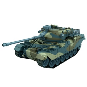 1:16 RC oyuncak 360 ° dönen paletli tankı ile ışık ve müzik uzaktan kumanda araç çocuklar için açık oyun ve eğlence eğlenceli - Product Image 1