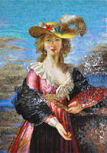 Tranh Tường Khảm Thủy Tinh Thiết Kế Theo Yêu Cầu Của OEM & ODM Tranh Khảm Thủ Công Tranh Khảm Tường - Product Image 2