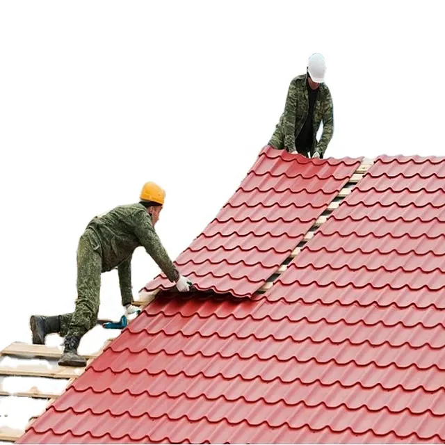 가정용 아연 도금 골판지 지붕 시트 코팅 다양한 색상 핫 세일