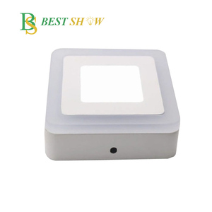 Iki renk çift renk çift renk 3 + 3w 6 + 3w yüzey led monte panel lamba 6w 9w 16w 24w - Product Image 2