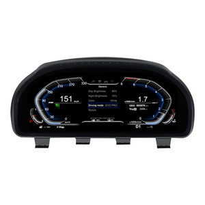 12.3'' Digital Dashboard for <strong>BMW</strong> 5 Series 6 Series 7 Series F01 F02 F03 F06 <strong>F07</strong> F10 LCD Panel Speedometer Virtual Instrument - Product Image 1