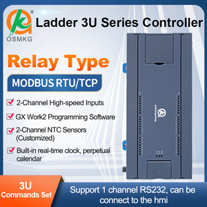 Oshangming scaletta diagramma PLC 24DI 24DO uscita relè plc controller programmazione Modbus analogico Rtu/TCP con RS232 RS485 Lan - Product Image 3
