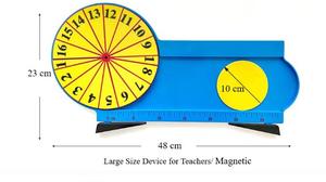 Área matemáticas de círculo y fórmula computacional Pi, modelo de disco magnético de 16 piezas - Product Image 3