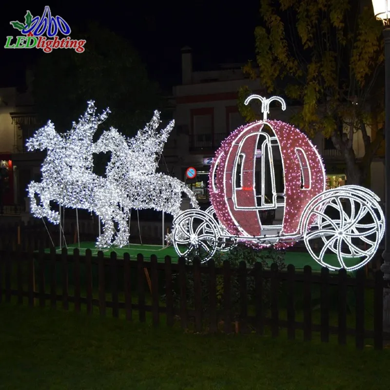 Außenbereich Weihnachtsdach-Silhouette Rentierschlitten mit LED-Leuchten