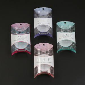 Özel Logo temizle katlanabilir su geçirmez yuvarlak PVC izle kutuları plastik PVC PET kozmetik ambalaj kutusu - Product Image 6