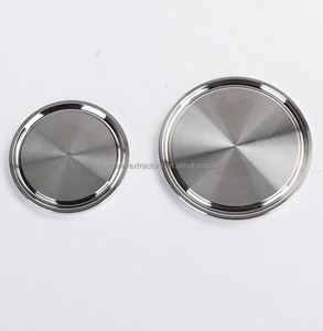 Sanitary 304 316 Stainless Steel Tri Clamp <strong>Pipe</strong> 2&quot; 4&quot; 6&quot; Solid End Lid End <strong>Cap</strong>
