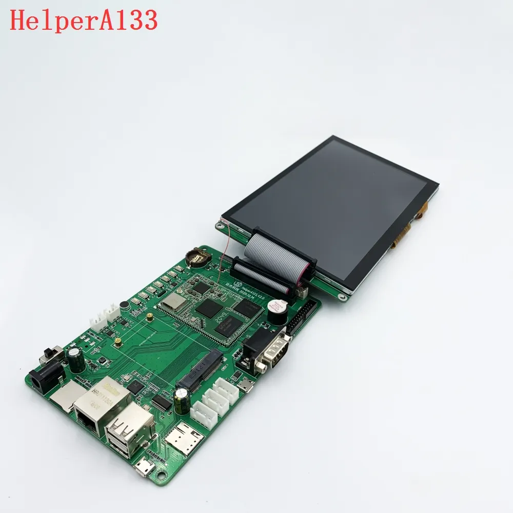Helperboard A133 Android Linux unbuntu QT мини-ПК Cubieboard макетная плата четырехъядерный микрочип 2 ГБ DDR3 Emmc 8 Гб