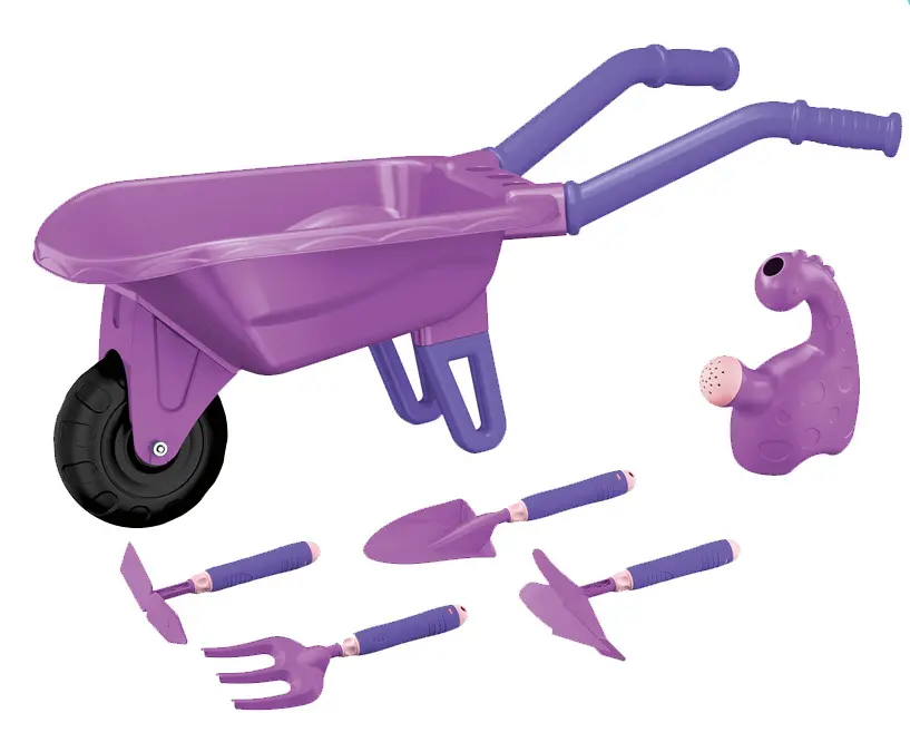 8 pezzi set di giochi di sabbia per bambini strumenti per uomini e donne per bambini che scavano giocattoli di sabbia trolley da spiaggia attrezzi da giardinaggio set combinazione