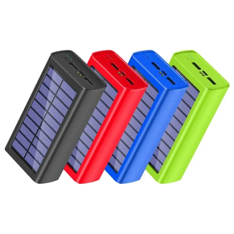 Trending oem esterno mobile ce ricarica veloce portatile 30000mah powerbank 20000mah portatile banca di energia solare per il campeggio