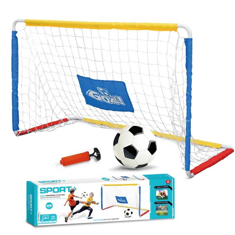 ホット販売便利な収納可能なサッカーゴールおもちゃ折りたたみ式ゴールアウトドアスポーツおもちゃセット