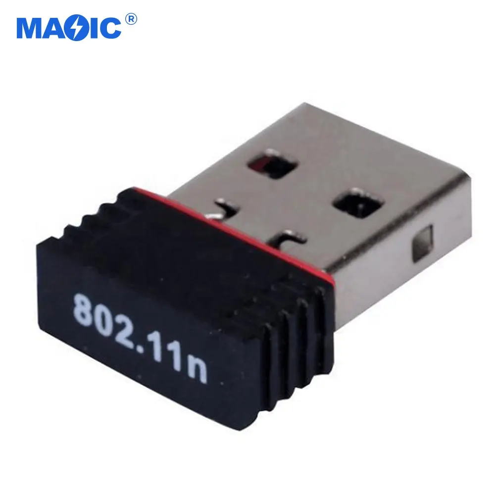 Miniadaptador USB prémium 802.1b/g/n, adaptador inalámbrico de 150Mbps, Dongle, tarjetas LAN de red, adaptador Wifi USB