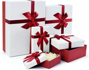 Tatil ambalaj için Logo gizem kutuları ile özelleştirilmiş noel öğeleri hediye karton kutuları - Product Image 1