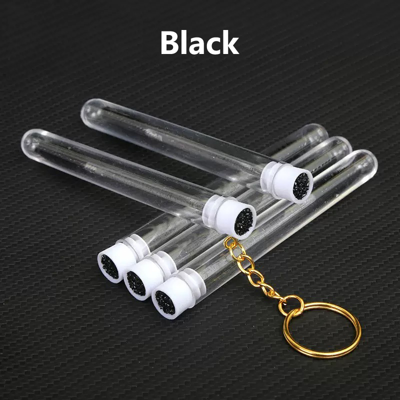 With a chain Crystal Black