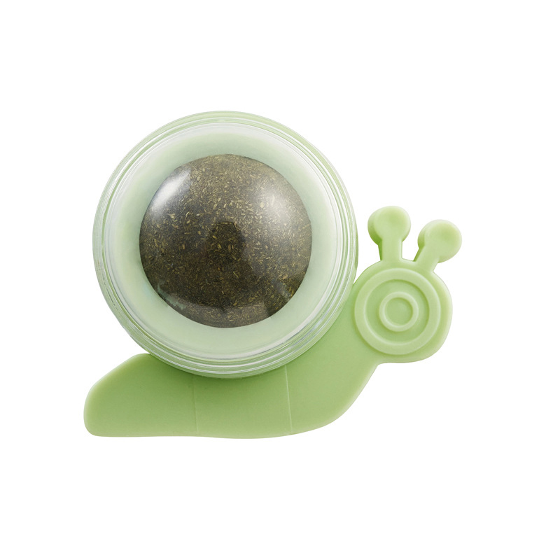 green snail shape