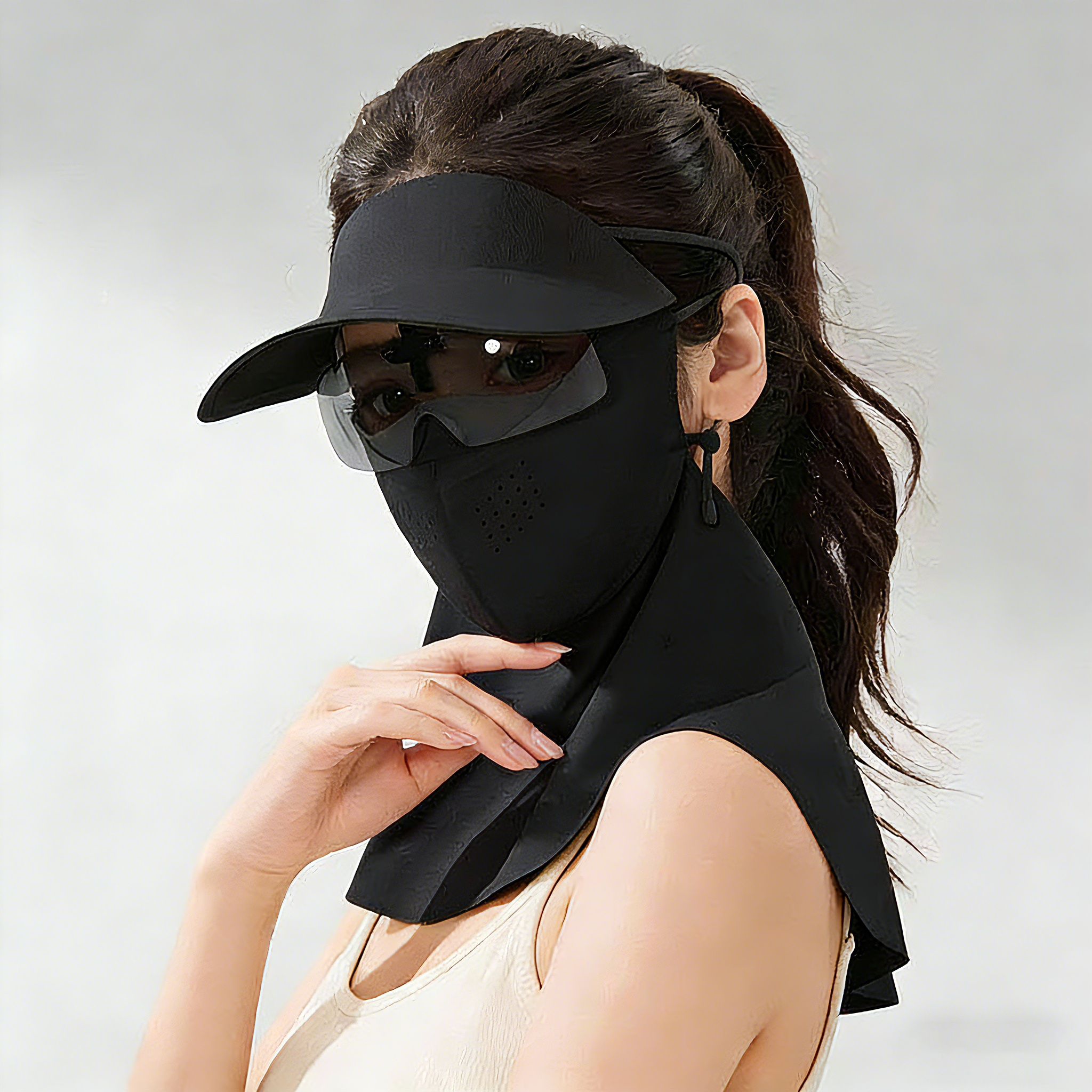 Lunettes longues noires