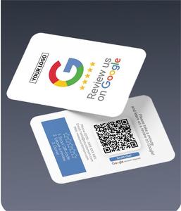 รีวิว NFC Google TikTok อะคริลิคสื่อสังคมออนไลน์ขาตั้งพีวีซี NTAG213 NTAG215 NTAG216 NTAG213บาร์โค้ด QR สำหรับโรงแรม RFID - Product Image 3
