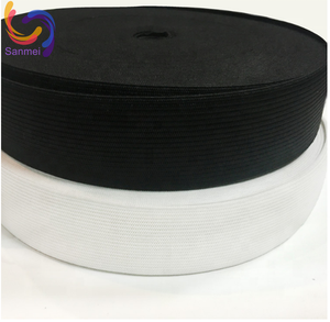 Nonslip Ending Size Adjust Polyester 20mm Natural <strong>Elastic</strong> Webbing - Product Image 2