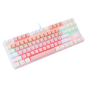PCデスクトップゲーミングキーボード用有線キーボード混合色ボタン - Product Image 2