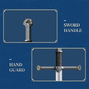 Movie Series the Sword of Nasir Model Magical Weapon Large Model Ornament Children Toy 521pcs Building Blocks <strong>Sets</strong> - Product Image 4