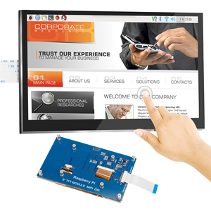 7 Zoll Raspberry Pi DSI-Display, Raspberry Pi-Display 7 5 Zoll IPS 800x480 Mipi DSI Touchscreen-Anzeige modul - Product Image 1