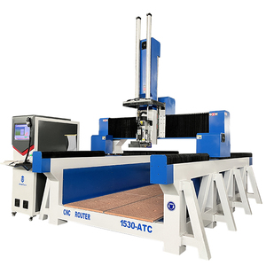 Wei hong NK280 controlador de 4 ejes cnc router 1325 atc de tipo lineal de mdf de madera de corte de máquina de enrutador cnc - Product Image 3