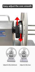 1&quot; - 3&quot;adjustable Core Label Rewinder X6S Label Sticker Rewinder Table Two Way Label <strong>Roll</strong> Rewinder for Industrial Printer