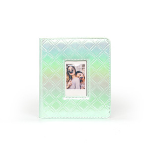 <strong>3</strong>-Inch Mini Size 288 Pocket PU Diamond Grid Gradient Mini <strong>Photo</strong> Album Colorful Design Card Picture Book for Instax Mini <strong>Photos</strong> - Product Image 5