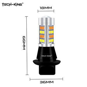 ไฟสปอตไลท์คู่สำหรับ42SMD BA15S 1156 2835สวิทช์3156รถ7440 DRL เปลี่ยนสัญญาณไฟเลี้ยว12V CANbus หลอดไฟ LED - Product Image 5