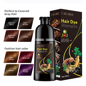 Profesyonel 500ml Salon rengi uzun ömürlü organik doğal metalik gri kalıcı gümüş gri kül saç boyası renk şampuan