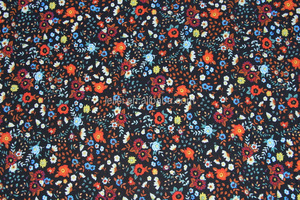 Specializing in 100% Polyester Digital Printing Fabrics 150gsm with Metallic Feature for Women's Retro Style Dresses - Product Image 2