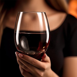 18.5oz trứng hình pha lê thủy tinh Whisky cốc và stemless rượu vang đỏ kính cho đồ uống ly - Product Image 3