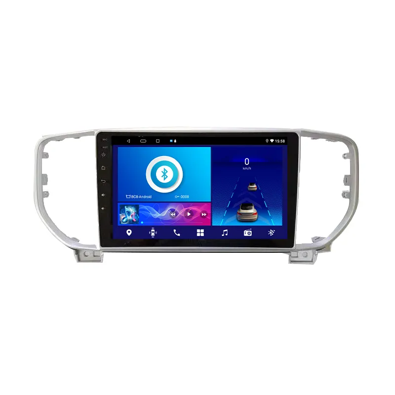 Media Digital Mobil Radio Layar Sentuh Layar Autoradio Stereo MP5 Video Mobil Multimedia Dvd Player untuk Kia Sportage