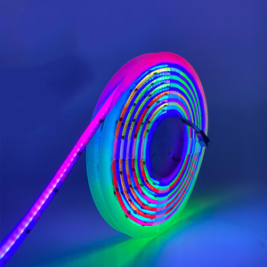 RGBIC Dreamcolor Flex COB Stripe tira luces Adressable programmabile 12V 24V digitale RGB IC Led striscia di luce per parete soffitto - Product Image 1
