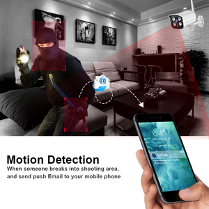 Venta directa de fábrica de vigilancia de red Wifi de la Cámara de bala cámara inalámbrica al aire libre Modo AP P2P bala IP Cámara - Product Image 6