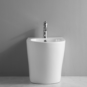 Seramik tek parça zemin üstü avrupa bide Wc tuvalet seti dikdörtgen kadın bide memesi tuvalet - Product Image 2