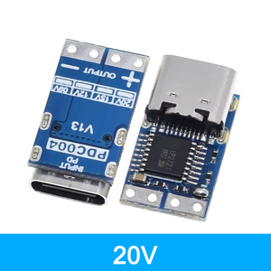 Módulo de señuelo PD de 9V 12V 15V 20V DC, módulo de disparador de potencia de voltaje fijo, entrada hembra tipo C 5A para Notebook, 1 unidad, 1 unidad - Product Image 5