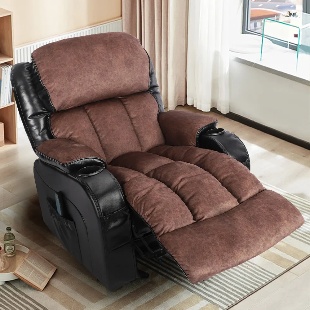 أريكة شياتسو كهربائية متنقلة للتدليك والاسترخاء أريكة صغيرة هزازة قابلة للإمالة