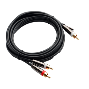 2RCA镀金公对公音频视频电缆PVC RCA 1/1.8/3/5 m家庭影院适配器，用于DVD电视放大器扬声器插头 - Product Image 2