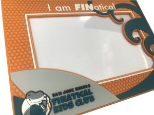 相框漂亮卡通相框定制OEM高性能3d定制图片照片软pvc橡胶框架 - Product Image 4