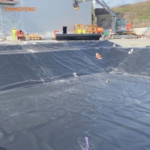 1mm 1.5mm HDPE LLDPE PVC geomembran plastik su rezervuar astar karides çiftlik Hdpe hendek astar - Product Image 3