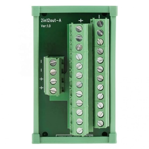 端子台配電モジュール12位置配電モジュール幅35mmレール用DINレールマウントモジュールボード - Product Image 3