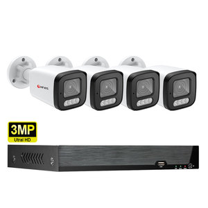 3MP Poe安全摄像系统双向音频彩色夜视8CH Nvr IP闭路电视IP66防水Xmeye应用 - Product Image 2