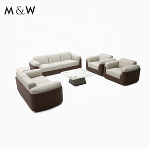 Meubles modernes et minimalistes M & W de luxe, ensemble de canapés élégants et confortables pour le bureau - Product Image 6