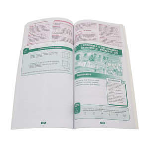 Libro de trabajo de matemáticas escolar Impresión de libro de texto francés a todo color personalizado barato para estudiantes - Product Image 2