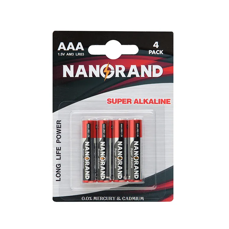 Nanguang 5 лет щелочная батарея 1,5 В lr03 R03 Батарея AAA AM4 щелочная батарея 140 минут