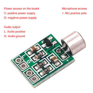 Mini micrófono amplificador de Audio, módulo de altavoz, placa de circuito, DC 2,5-9V, 14x12mm, accesorios de micrófono - Product Image 6